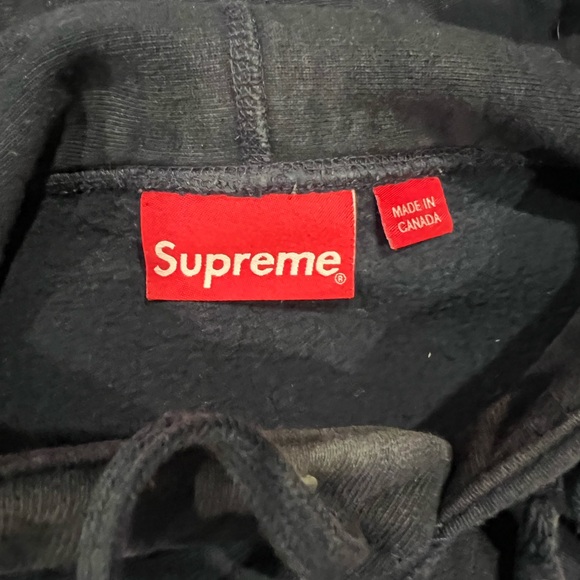 Supreme Box Logo Hoodie Navy - Picture 6 of 8